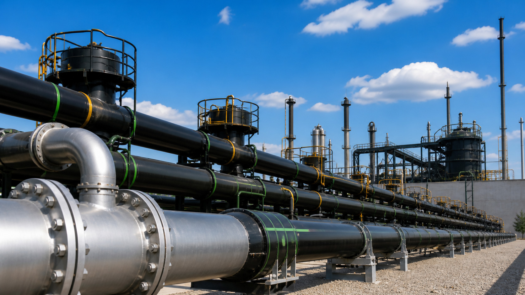 Midstream pipeline facility and gathering infrastructure